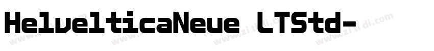 HelvelticaNeue LTStd字体转换